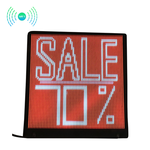 APP WIFI programmable full color LED display billboard sign board text animation  GIF DIY drawing logo advertising light board - Price history & Review |  AliExpress Seller - YIPINGLINK Official Store 
