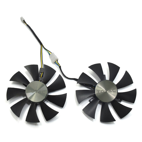 85mm GA91S2H GFY09010E12SPA 4Pin VGA Cooler Fan Replace For ZOTAC AMP 1060 6 GB GTX 1070 Mini Graphics Card Cooling Fan ► Photo 1/6