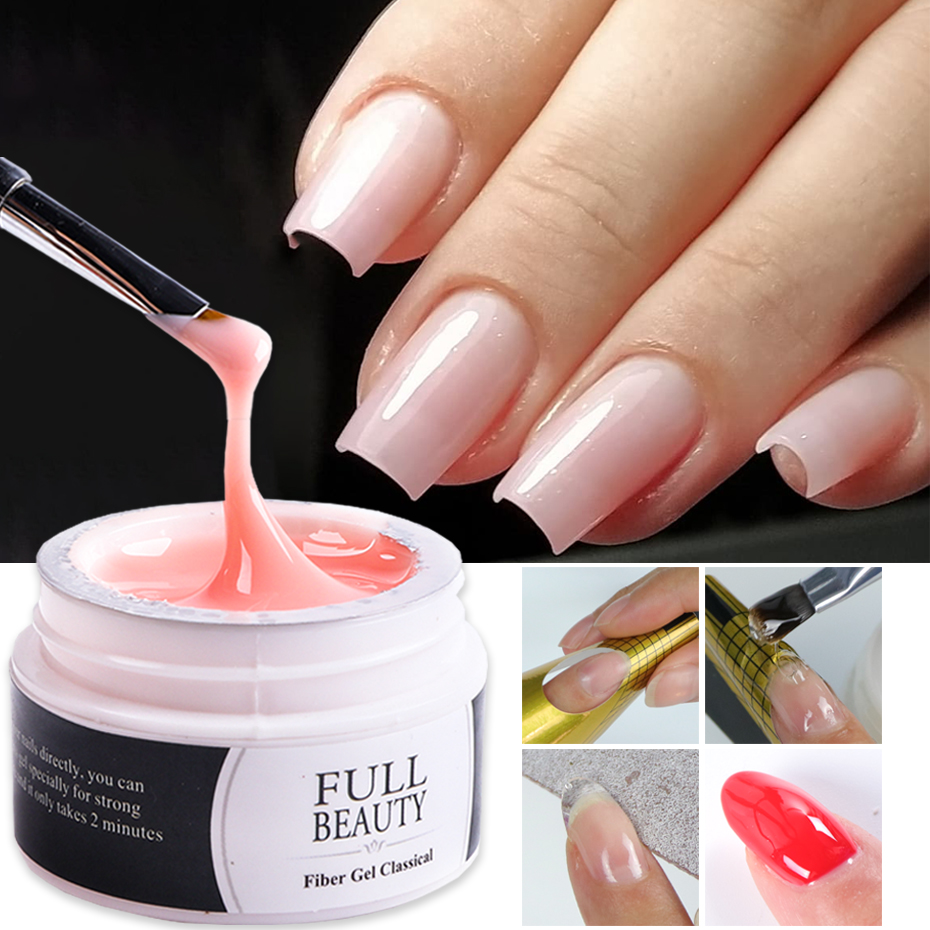 1 Box Nail Extension Gel Pink White Clear Poly UV Builder Gel For Nails  Finger Extensions Form Tips French Nail Art Tools LY1623 - Price history &  Review | AliExpress Seller -