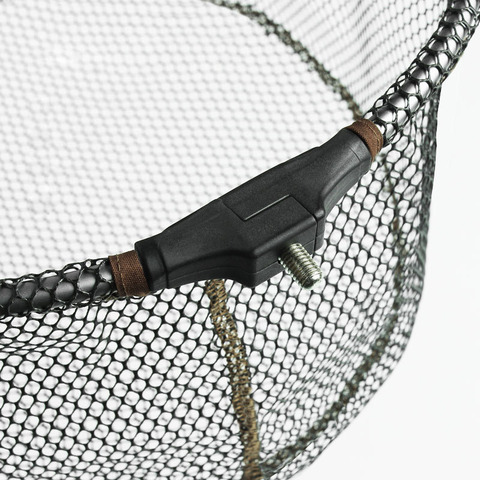 Hand Net Head Aluminum alloy 8mm Screw Folding Dip Net 35/40/45cm Gluing Net Outdoor Fishing Net Tool Accessories ► Photo 1/6