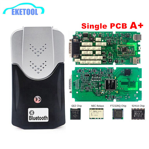 High Quality A+ Single PCB Board TCS PRO Multidiag Pro Cars/Trucks 2016/RQ Free Keygen DS150cdp Bluetooth 4.0 Diagnostic Tool ► Photo 1/6