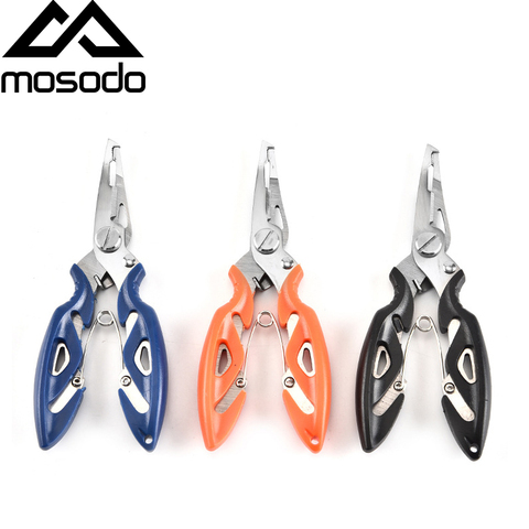 Mosodo Fishing Plier Scissor Braid Line Lure Cutter Hook Remover Tackle Tool Cutting Fish Use Tongs Scissors Fishing Pliers ► Photo 1/6