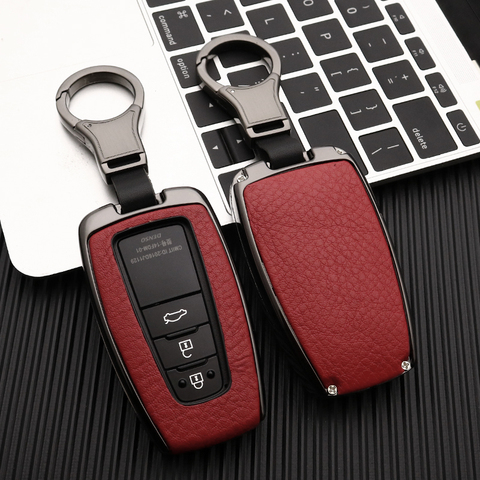 2 Buttons Car Key Cover Case For Prius Corolla Chr Prado Keychain