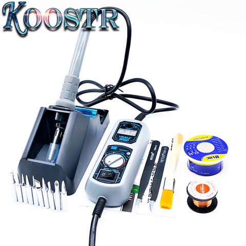 YIHUA 908D Electric Soldering Iron Temperature Adjustable Soldering Iron Station LED Digital Display Portable Welding Tools Kit ► Photo 1/6