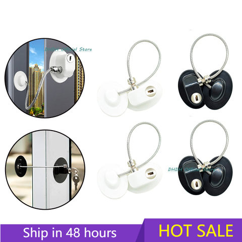 4PCS Children Safety Lock Refrigerator Door Lock  Baby Safety Home Window Lock Child Locks Child Protection On The Cupboard ► Photo 1/6