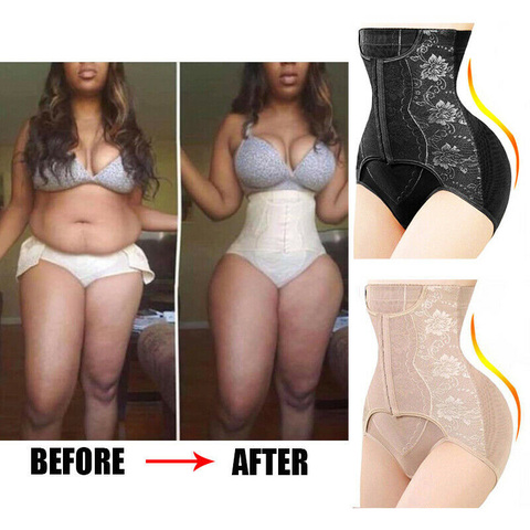 Women Body Shaper Panty Slim Waist Trainer Cincher Tummy Butt Lifter  Underwear