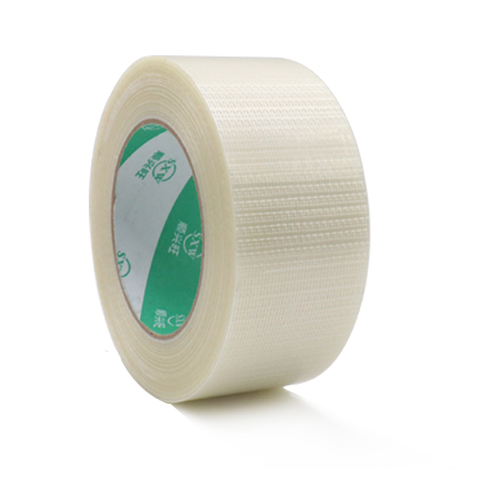 1PCS / volumes high strength transparent grid type, glass fiber reinforced plastic waterproof and wear-resistant adhesive tape ► Photo 1/6