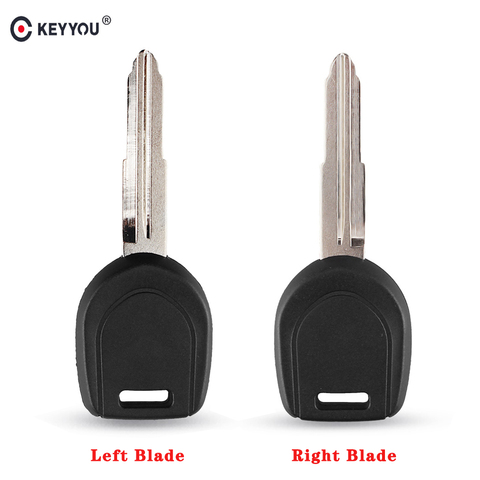 KEYYOU Transponder Car Key Shell Case For Mitsubishi Eclipse Endeavor Galant Lancer Grandis I-Miev Remote Key MIT11R MIT8 Blade ► Photo 1/5