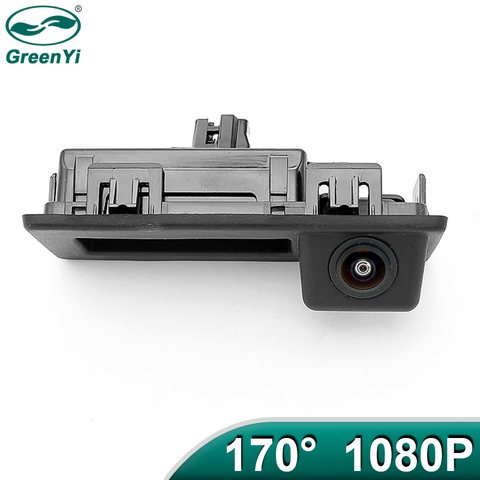 GreenYi 170 Degree 1920x1080P AHD Vehicle Rear View Camera for Audi A4L VW Teramont C-TREK Touran L Tiguan Tournamen Skoda Car ► Photo 1/6