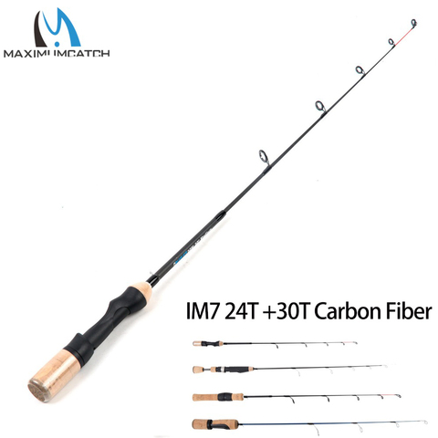 Maximuncatch 64/69/72/82cm Lightweight Ice Fishing Rod IM7 Carbon Fiber Winter Fishing Pole Fishing Rod Spinning Fishing Tackle ► Photo 1/6