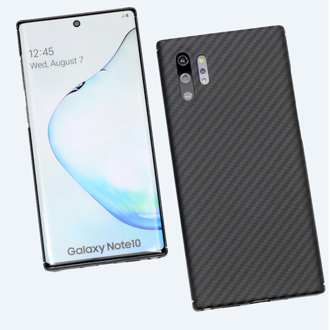 For Samsung Galaxy Note 10 Plus Case Carbon Fiber Ultra Thin Aramid Fiber Cases Cover for Samsung Note 10 + Note 10Plus Note10 ► Photo 1/6