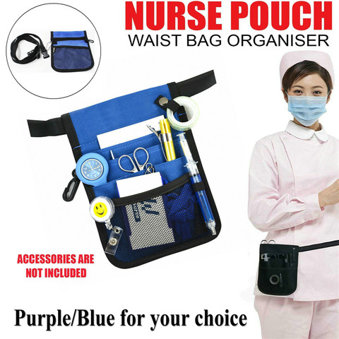 Nurse Pouch Waist Bag Organiser Extra Pocket adjustable Agecare Bag big capacity practical Storage bag ► Photo 1/1