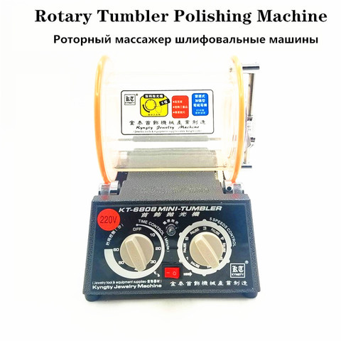 3 kg Drum Polishing Machine, Jewelry Rotary Tumbler, Tumbling Mini-Tumbler Rotary Tumbler Polishing Machine Jewelry Polisher ► Photo 1/6