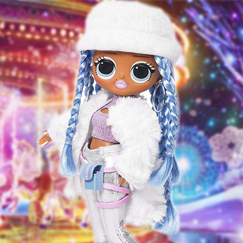 L.O.L Surprise! OMG  Winter Disco Snowlicious Fashion Doll & Sister LOL Doll ► Photo 1/6