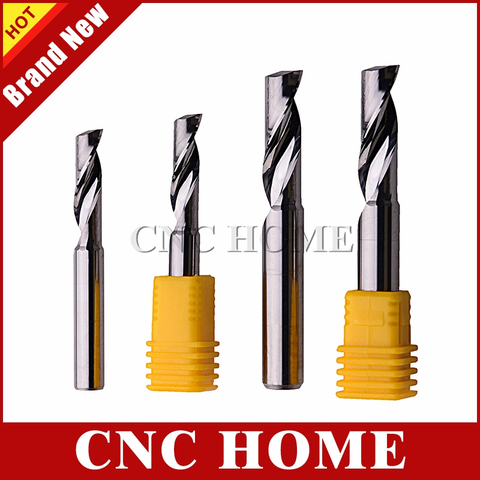 1pc hrc55 one flute carbide end mill by Aluminum 1mm to 12mm CNC Router Bits Tungsten Steel Milling Cutter AL Endmills Tools ► Photo 1/5