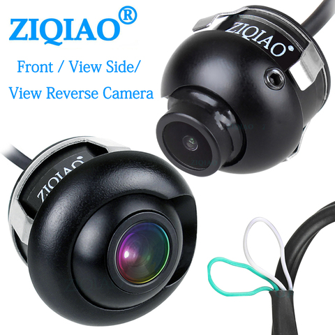 ZIQIAO Front Side View Reverse Camera 360° Rotation HD Night Vision Waterproof Car Rear View Parking Camera ► Photo 1/6