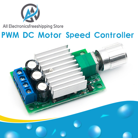 10A 12V-30V PWM DC Motor Speed Controller 12V 24V Adjustable Speed Regulator Dimmer Control Switch for Fan Motor LED Light ► Photo 1/6