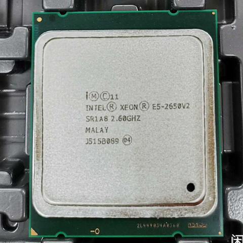 Intel Xeon Processor E5-2650 V2 E5 2650 V2 e5 2650V2 CPU 2.6  Turbo frequency 3.4 LGA 2011 Octa Core Desktop processor X79 ► Photo 1/4