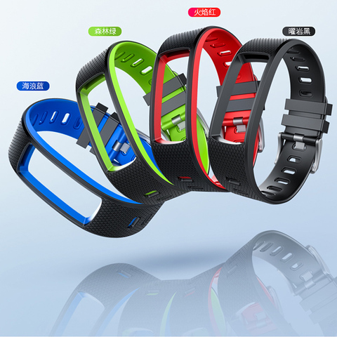 Smart bracelet iwown Aiwei i6HRC color screen multi-color waterproof sports two-color wristband accessories ► Photo 1/6