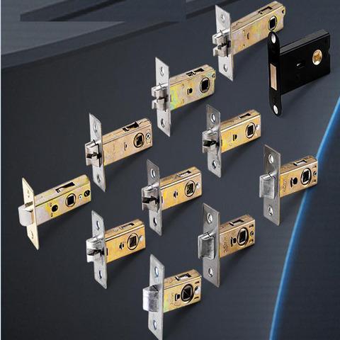 Bathroom Single Lock Body  Lock Latch Single Tongue Lock Case Small Lock Part ► Photo 1/4