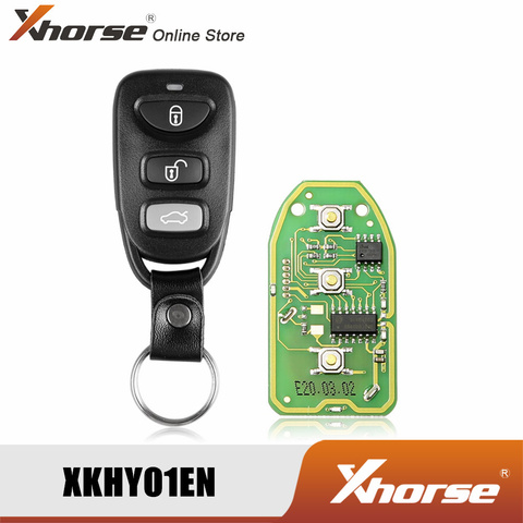 Xhorse XKHY01EN Wire Remote Key for Hyundai 3+1 Buttons English Version 1 Piece ► Photo 1/5