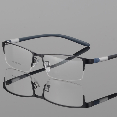 Half Rim Alloy Front Rim Flexible Plastic TR-90 Temple Legs Optical Eyeglasses Frame for Men and Women Eyewear 2242 ► Photo 1/5