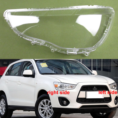 For Mitsubishi ASX 2013 2014 2015 2016 2017 2022 Headlight Cover Lamp Shade Headlights Shell Lampshade Headlamp Glass Lens ► Photo 1/6