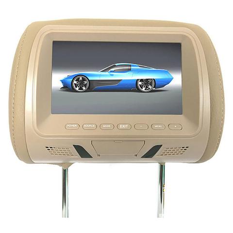 Universal 7” Car Headrest Monitor Rear Seat for connecting to a navigation DVD Entertainment Multimedia Player USB Rear Seat ► Photo 1/6