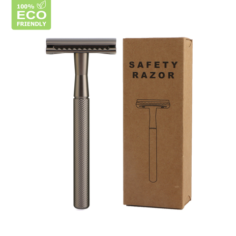 HAWARD Men's Double Edge Safety Razor Classic Shaving Razor Eco-friendly Manual Shaver For Female Hair Removal 20 Shaving Blade ► Photo 1/6