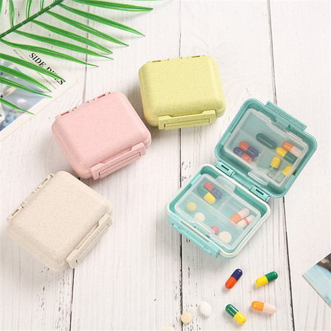 Pill Box Mini 7 Grids Medicine Tablet Week Pill Case Container Organizer Health Care Drug Travel Divider Portable Personal Tool ► Photo 1/5