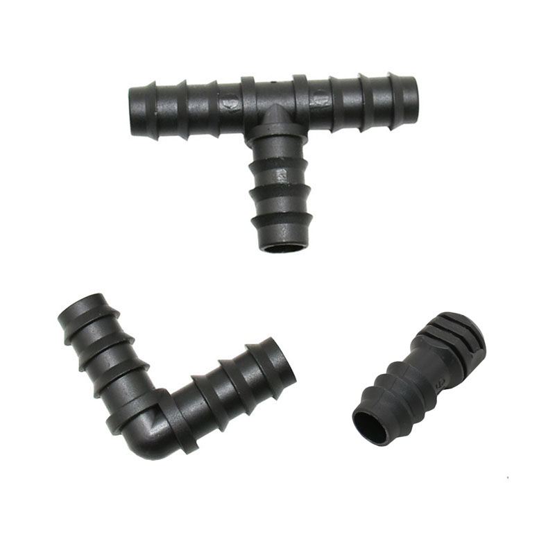20pcs 16mm Barb Straight Connector Fittings for Agricultural Garden Irrigation
