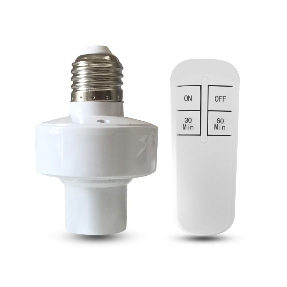 Good Quality E27 Screw Light Holder Converter 220v 240v Wireless Remote  Control Switch Lighting Lamp Base Bulb Socket Connector - Lamp Bases -  AliExpress