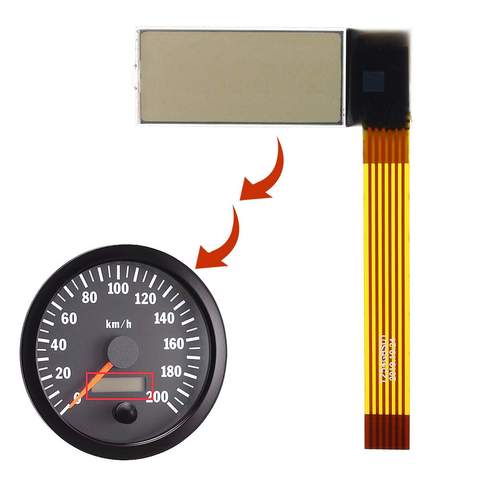 Speedometer Tachometer LCD display for vdo Kenworth trucks VDO cockpit vision Jcb tractor for Volvo penta boat  41.5*2.7*15*52mm ► Photo 1/6