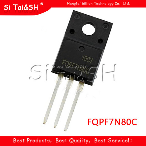 5pcs FQPF7N80C TO-220F FQPF7N80 TO-220 7N80 7N80C 800V 7A new original ► Photo 1/1