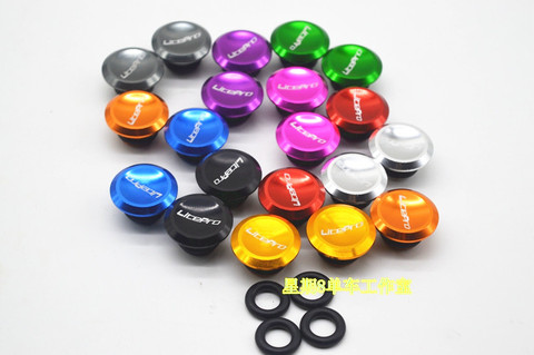 LITEPRO CNC Bicycle Road MTB Bike Handlebar Cap Hand Grips Bar End Plugs ► Photo 1/5