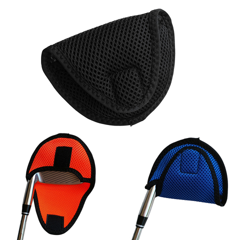 Portable Mallet Putter Cover washable Golf Club Headcover Replacement with  - various colors ► Photo 1/6
