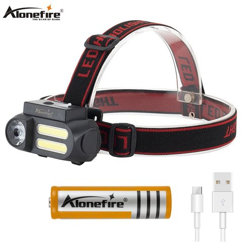 Alonefire HP41 Portable Mini LED Headlamp Work Light Waterproof Headlight Use 18650 Battery for Night Lighting Flashlight ► Photo 1/1