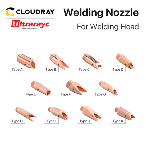 Ultrarayc Welding Nozzle Type A-K Thread M8 M10 M11 M13 with Wire-feed for WSX ND18 Welding Head ► Photo 1/6