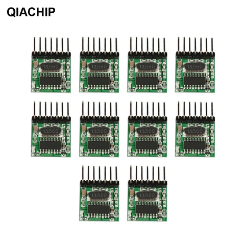 QIACHIP 10 pieces 433.92MHz Superheterodyne RF wireless transmitter module 1527 Encoding EV1527 Code 3V-24V For Remote control ► Photo 1/5
