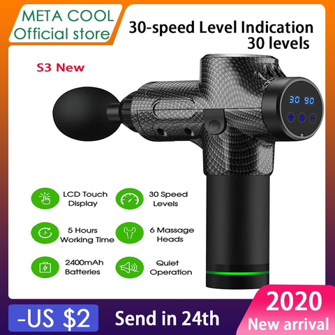 High frequency Massage gun muscle relax body relaxation Electric massager with portable bag for fitness Phoenix A2 ► Photo 1/6