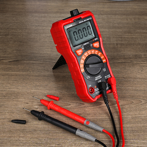 JCD Digital Multimeter Auto Ranging 6000 counts AC/DC  voltage meter Flash light Back light Large LCD Scrern soldering iron kits ► Photo 1/6