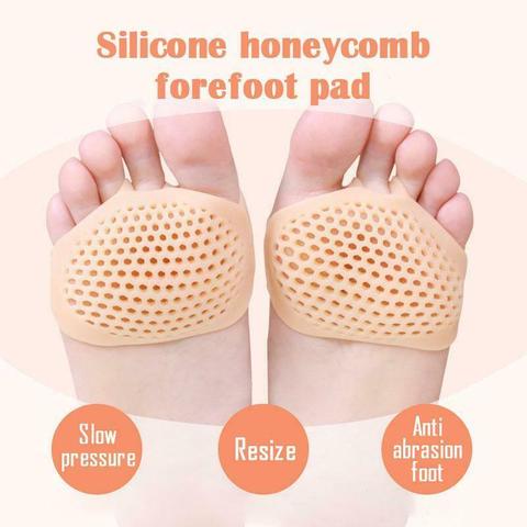2022 Newest Hot Silicone Honeycomb Forefoot Pad Foot Versatile Use Reusable Pain Relief ► Photo 1/6