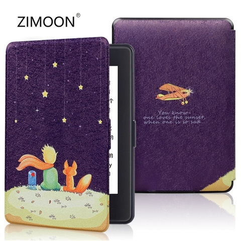 Smart Case for Amazon Kindle Paperwhite 2 3 PU Leather Print Flip Cover for Kindle Paperwhite DP75SDI Generations Prior to 2022 ► Photo 1/6