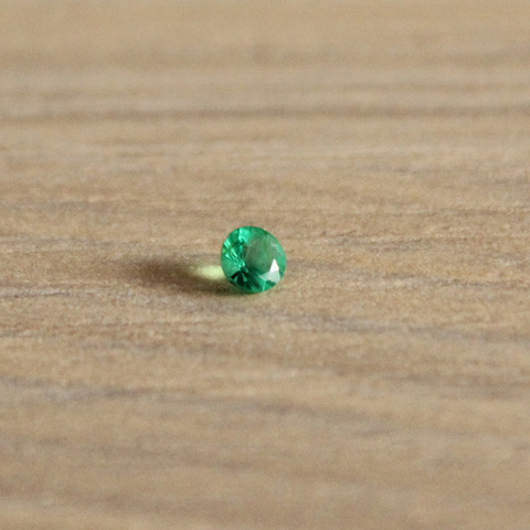 3mm Round Natural Emerald Loose Stone SI Grade 100% Natural Columbia Emerald Loose Stone for Jewelry Shop ► Photo 1/6