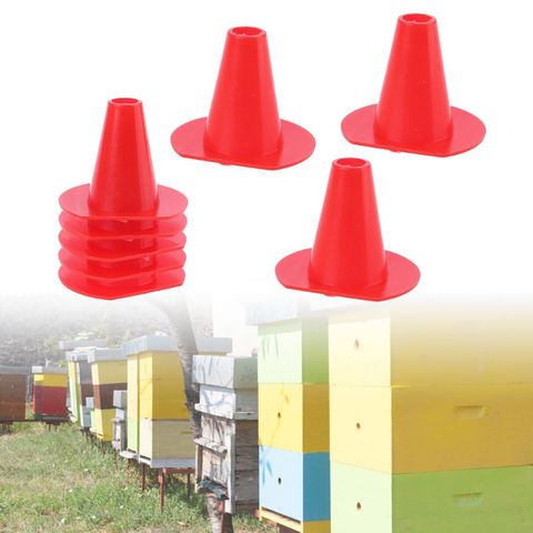 50 Pcs/pack Beekeeping Tool Cone Bee Plastic Escape Device Beehive Nest Door Bees Access In Out Control ► Photo 1/6