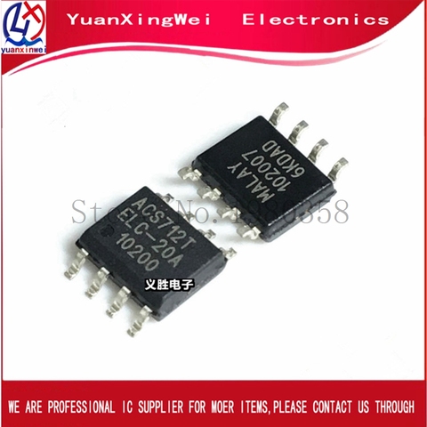 Free Shipping 10pcs ACS712ELCTR-20A-T ACS712ELCTR-20A ACS712TELC-20A ACS712T ACS712 10pc/lot SOP8 IC ► Photo 1/1