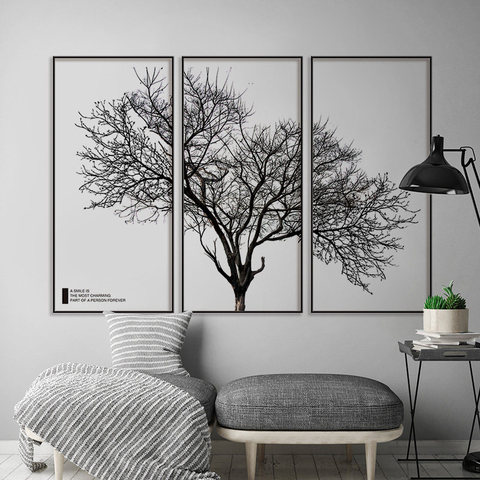 Creative Tree 3D Wall Stickers Home Decor Decorations Living Room Bedroom Background Wall Decoration Self Adhesive Stickers ► Photo 1/1