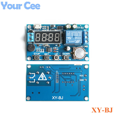 Real time Timing Delay Timer Relay Module DC5-60V Switch Control Board Module Clock Synchronization Multiple Mode Control ► Photo 1/5