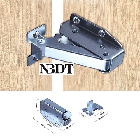 10Pcs Steel Nylon Roller Catcher Touch Latch Loft Door Catch Hatch Push Latch Auto Sprung Cupboard Push To Open ► Photo 1/1