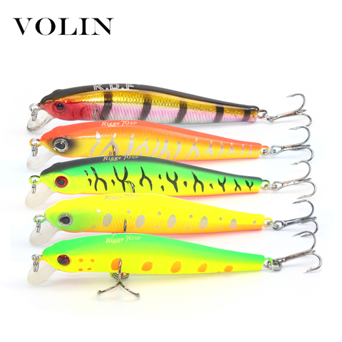 VOLIN 1pc NEW Magnetic Brake System Fishing Wobbler 70mm 5g Hard Minnow Bait Artificial Bait Swimbait for pike perch ► Photo 1/6